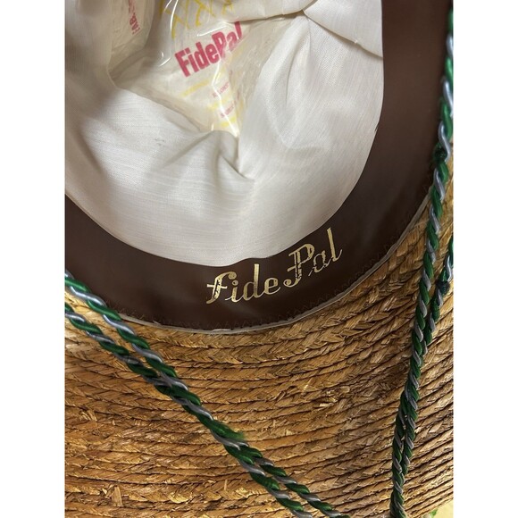Vtg FidePal  24" Sombrero Hat Mexican Vaquero Made In Sahuayo Mexico Size 7 3/8 - Picture 3 of 8